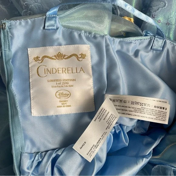 Auth & Official Disney Store Limited Edition 2015 Live Action Cinderella Dress 4 - Picture 8 of 13